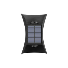 Lampa solara LED bidirectionala bicolora Kaveny, comutator culoare led, IP65, rezistent la apa, baterie 1.5 V, 400mah, 2 LED-uri, 13.5 x 9 cm, material ABS, multicolor