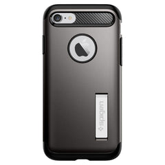 Husa Apple iPhone 7 Spigen Slim Armor Case Gri Metal