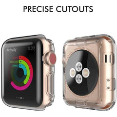 Husa Apple Watch Series 2/3 42 mm Full Tpu 360 Transparent, Kaveny