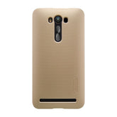 Husa Asus Zenfone 2 ZE500CL Nillkin Frosted Shield Auriu + Folie de protectie