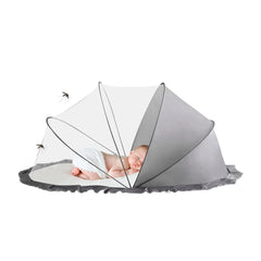 Husa Anti-Tantari, Kaveny, Pliabila, Protectie 360 Grade, 0-1 An, 60 x 55 x 5 cm, Gri