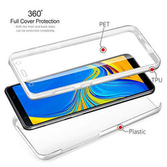 Husa de protectie Kaveny 360 grade, PC+TPU+Folie policarbonat, pentru Samsung Galaxy A14 4G/5G , Transparent