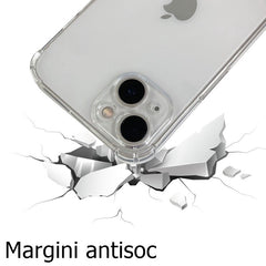 Husa de protectie Kaveny, TPU, pentru Apple iPhone 15 Plus , Antisoc, Protectie colturi, Rezistenta la impact, Transparenta