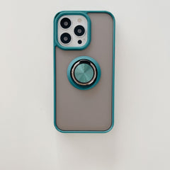Husa de protectie Kaveny compatibila cu Apple iPhone 13 Mini,Defender cu prindere inel,Verde