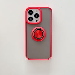 Husa de protectie Kaveny compatibila cu Apple iPhone 13 Pro Max,Defender cu prindere inel,Rosu