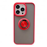 Husa de protectie Kaveny compatibila cu Apple iPhone 13 Pro Max,Defender cu prindere inel,Rosu