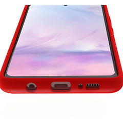 Husa de protectie Kaveny compatibila cu Samsung Galaxy S21 5G Matte Tpu Rosu