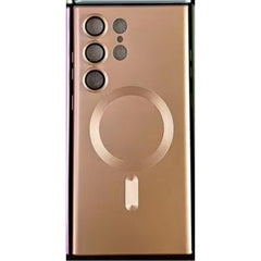 Husa de protectie Kaveny, cu incarcare Wireless, Tehnologie Magsafe, pentru Samsung Galaxy S23 Plus , Rose Gold