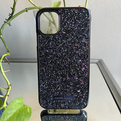 Husa de Protectie, Kaveny, pentru Apple iPhone SE 2020, Sclipici, TPU, Negru