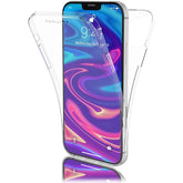 Husa de protectie Kaveny® pentru Samsung J1 2016 Full Tpu 360 V2 Transparent cu margini negre