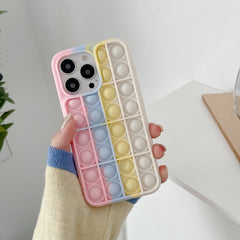 Husa de protectie Kaveny Pop It compatibila cu Apple iPhone 13 Pro,Model 5,Multicolor