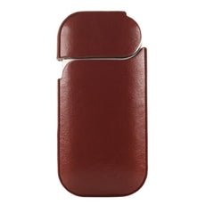 Husa Kaveny pentru IQOS 2.4 Plus, Capac de Protectie, Anti Soc si Zgarieturi, din Piele Ecologica, 43 g, 12 x 6 x 2.5 cm, Maro