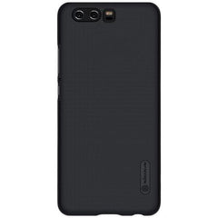 Husa Huawei P9 Lite Nillkin Frosted Shield Negru + Folie de protectie