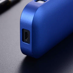 Husa Kaveny pentru IQOS 2.4 Plus, Capac de Protectie, Anti Soc si Zgarieturi, Full Body, din Plastic, 11.5 x 5 x 2.3 cm, Albastru