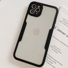 Husa Max Defence pentru Samsung Galaxy S21 FE, Bumper Negru, Fata Dubla Transparenta, Protectie Antisoc Full 360 ( fata, spate, margini ), Kaveny