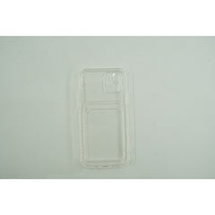 Husa protectie cu suport card compatibila cu Samsung A32 4G Transparent