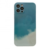 Husa protectie Kaveny compatibila cu Apple iPhone 11 Pro Max Tpu Ombre, Verde/Alb