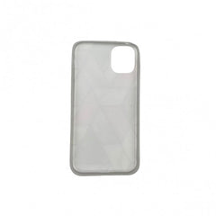 Husa protectie Kaveny compatibila cu Apple iPhone 12 Mini Soft IMD TPU Marble Geometric Alb