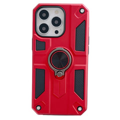 Husa protectie Kaveny compatibila cu Apple iPhone 13 Pro Defender Model 5 cu suport prindere inel,Rosu