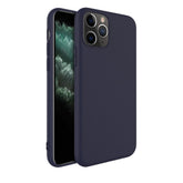 Husa protectie Kaveny compatibila cu Apple iPhone 13 Pro Max Matte Tpu Albastru Inchis Mat