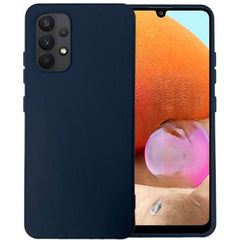 Husa de Protectie, Kaveny, pentru Samsung Galaxy A32 5G, din TPU + PC, cu Suport pentru Card, Albastru Inchis