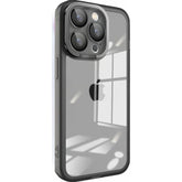 Husa protectie Kaveny pentru Samsung A03 Electroplated cu suport pentru camera, 1.5 mm grosime, protectie camera, Negru