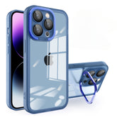 Husa protectie Kaveny pentru Samsung A13 4G Electroplated cu suport pentru camera, 1.5 mm grosime, protectie camera, Albastru