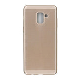 Husa Samsung Galaxy A8 2018 Ultra Slim cu aerisire Auriu