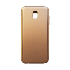 Husa Samsung Galaxy J5 2017 Full Cover 360 Auriu + Folie de protectie