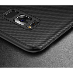 Husa Samsung Galaxy S8 Plus IPAKY Carbon Fiber Negru
