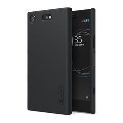 Husa Sony Xperia XZ1 Compact Nillkin Frosted Shield Negru + Folie de protectie