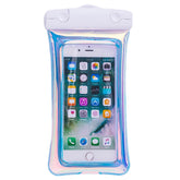 Husa subacvatica Holografica Waterproof Kaveny, Snowproof, Universala, Impermeabila, cu Snur, pentru telefon sau documente, Alb
