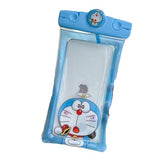 Husa subacvatica Mascot Waterproof Kaveny, Snowproof, Universala, cu Snur, pentru telefon sau documente, Cat, Bleu