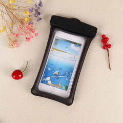 Husa subacvatica Matte Cushion Waterproof Kaveny, Snowproof, Universala, cu Snur, pentru telefon sau documente, Negru