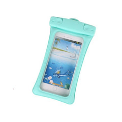 Husa subacvatica Matte Cushion Waterproof Kaveny, Snowproof, Universala, cu Snur, pentru telefon sau documente, Verde Menta