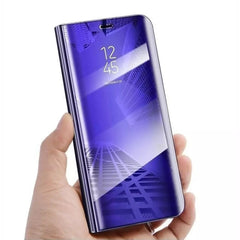 Husa Tip Carte, Kaveny, Compatibila cu Huawei Mate 10 Lite, Flip Cover Oglinda, Violet