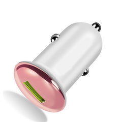 Incarcator Auto, Kadeny, Incarcare Rapida QC3.0, USB, din ABS, Roz