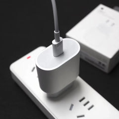 Incarcator Retea Fast Charge, Kadeny, Incarcator Standard European PD30W, Compatibil cu iPhone 15/16, Cablu Fast Charge Inclus de 27W, 1m, Alb