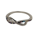 Inel Argint 925, Infinit Mare cu Zirconiu Colorat M 51