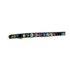 Inel Argint 925, Minizirconii Colorate, M 55