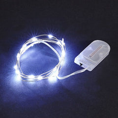 Instalatie Craciun, 3 metri, 30 LED-uri, Alb Rece, cu baterii, fir cupru, liniar, interior/exterior, Kaveny