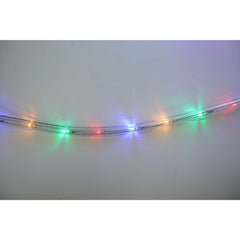 Instalatie Craciun, 31 m, 744 Led-uri, Furtun Luminos, Multicolor, Transformator, 8 jocuri de lumini, Sectionabila, 220 V, Kaveny