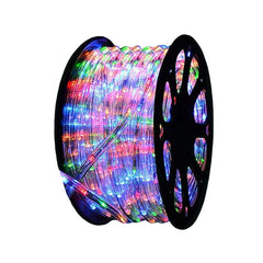 Instalatie Craciun, 88 m, 2112 Led-uri, Furtun Luminos, Multicolor, Transformator, 8 jocuri de lumini, Sectionabila, 220 V, Kaveny
