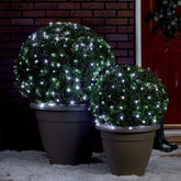 Instalatie Craciun liniara, cu transformator 31V, 10m, Alb Rece, 100 LED-uri V5, 8 jocuri de lumini, Fir verde, Kaveny