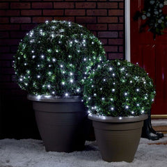 Instalatie Craciun liniara, cu transformator 31V, 10m, Alb Rece, 100 LED-uri V5, 8 jocuri de lumini, Fir verde, Kaveny