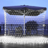Instalatie Craciun, Tip Plasa, IP 44, 21 x 1 m, 1040 LED-uri, Alb rece, 8 jocuri de lumini, Transformator cu telecomanda, Interconectabila, Prelungitor 5 m inclus, Fir transparent, Kaveny