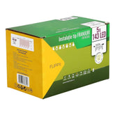 Instalatie de Craciun Kadeny® Tip Franjuri, 8 jocuri de lumini cu transformator, 25 m, 715 LED-uri, Interconectabila, Fir Negru, Alb Cald