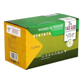Instalatie de Craciun Kadeny® Tip Franjuri, 8 jocuri de lumini cu transformator, 35 m, 1001 LED-uri, Interconectabila, Fir Transparent, Alb Cald