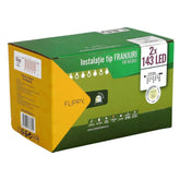 Instalatie de Craciun Kadeny® Tip Franjuri, Flash, cu transformator, 10 m, 286 LED-uri, Interconectabila, Fir Negru, Alb Cald