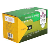 Instalatie de Craciun Kadeny® Tip Franjuri, Flash, cu transformator, 15 m, 429 LED-uri, Interconectabila, Fir Alb, Alb Rece